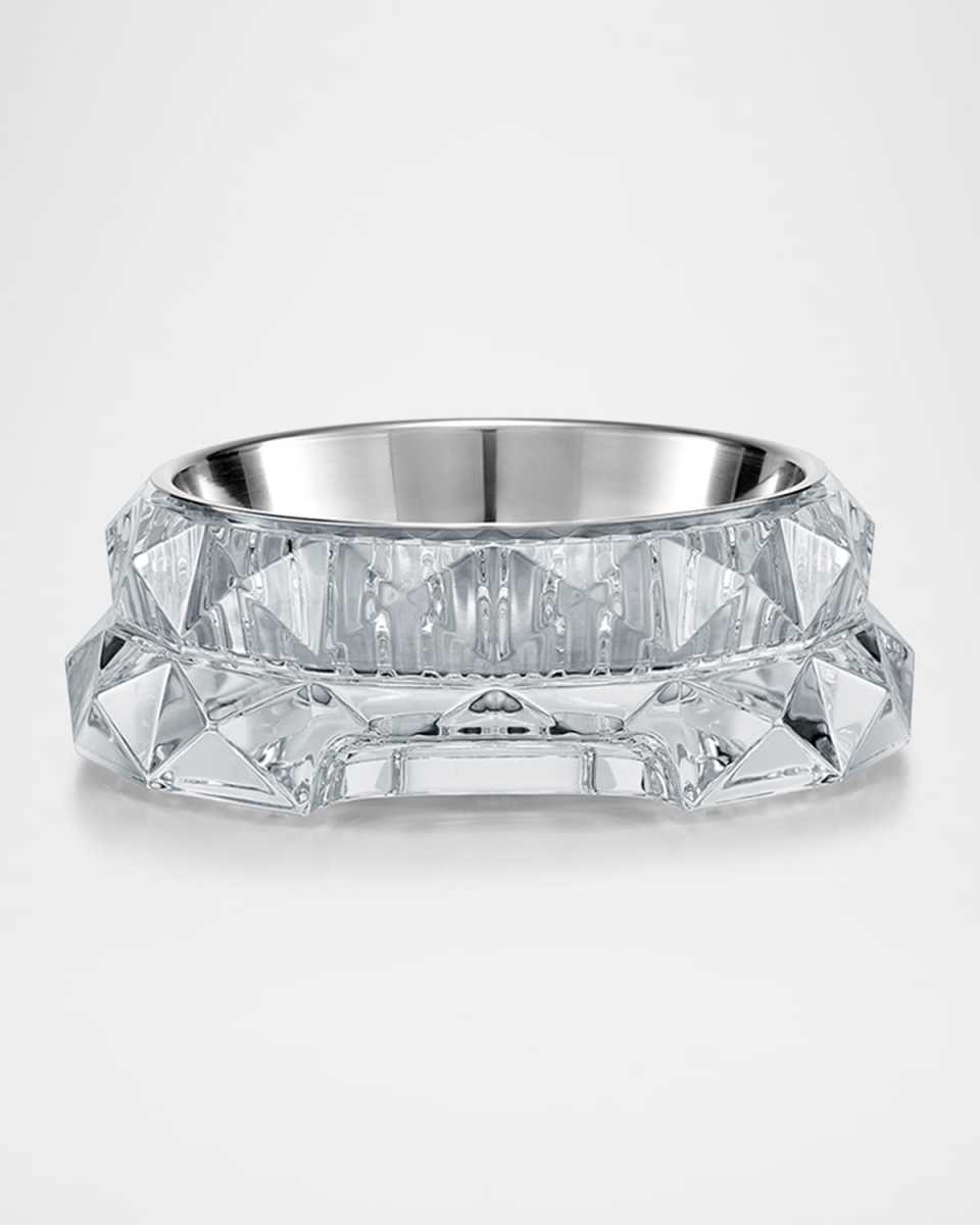 Louxor Crystal Pet Bowl, Large